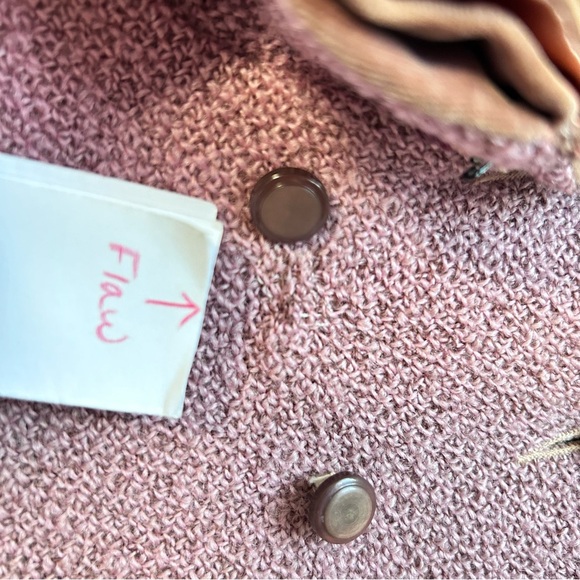 Vintage Girl Coat Pant Set 2 to 3 Years Pink Mauve Worsted Wool Samantha *FLAWS - Picture 6 of 16